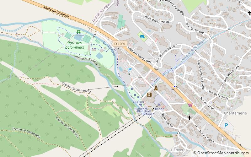 Lodowisko location map