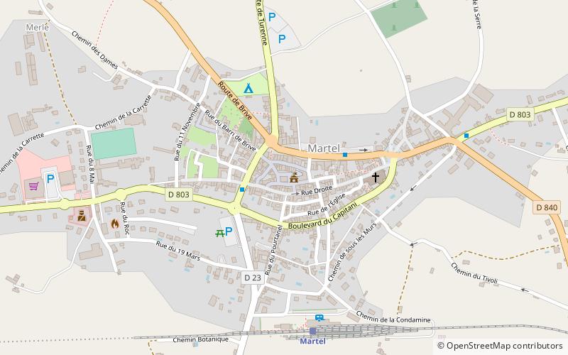 Halle De Martel location map