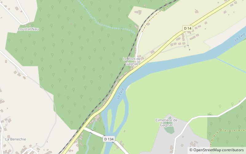 Gagnac-sur-Cère location map