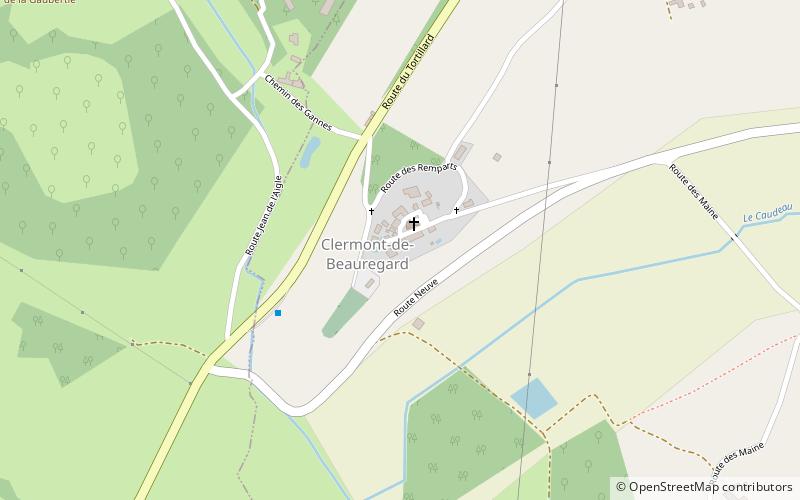 Clermont-de-Beauregard location map