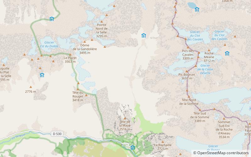 Dauphiné Alps location map