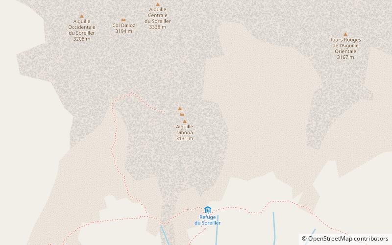 Aiguille Dibona location map