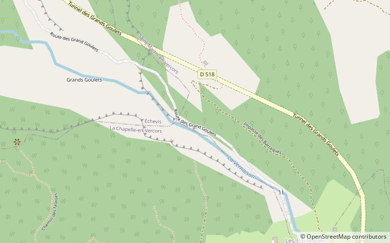 Grands Goulets location map