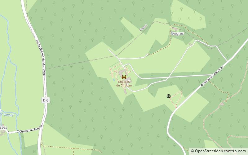 Château de Chaban location map