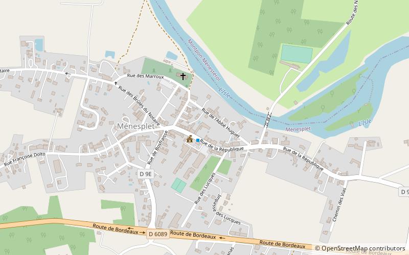 Ménesplet location map