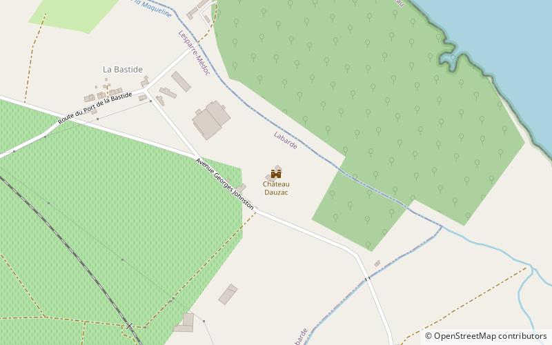 Château Dauzac location map