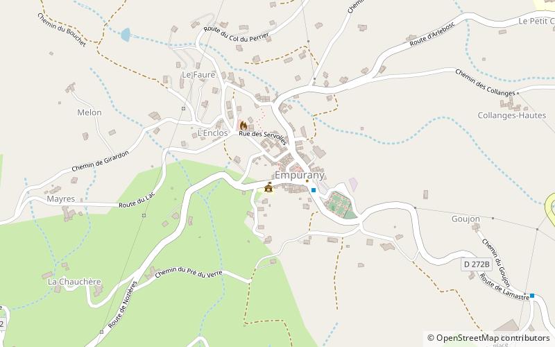 Empurany location map