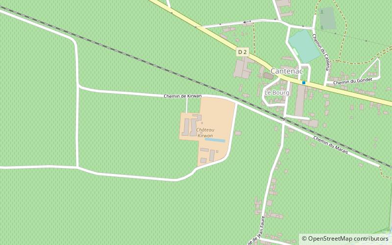 Château Kirwan location map