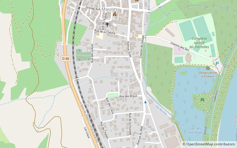 Mauves location map