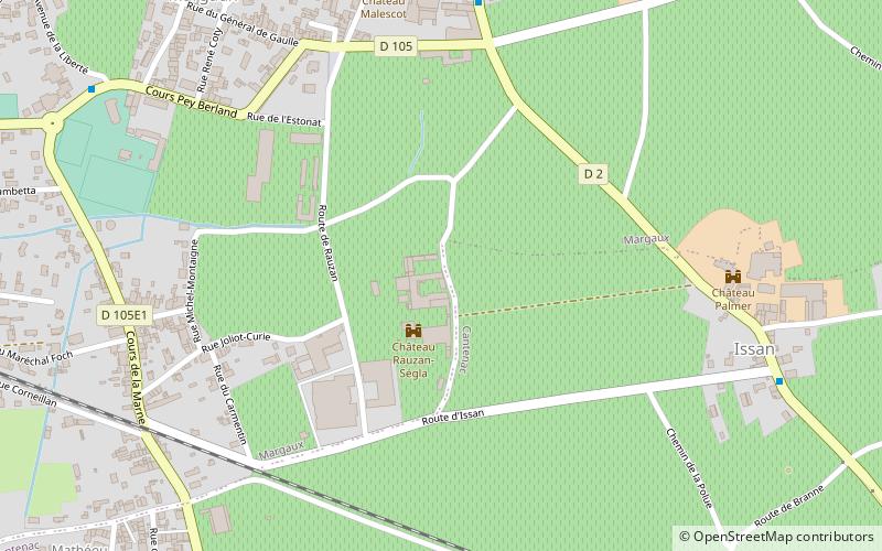 chateau rauzan gassies margaux location map