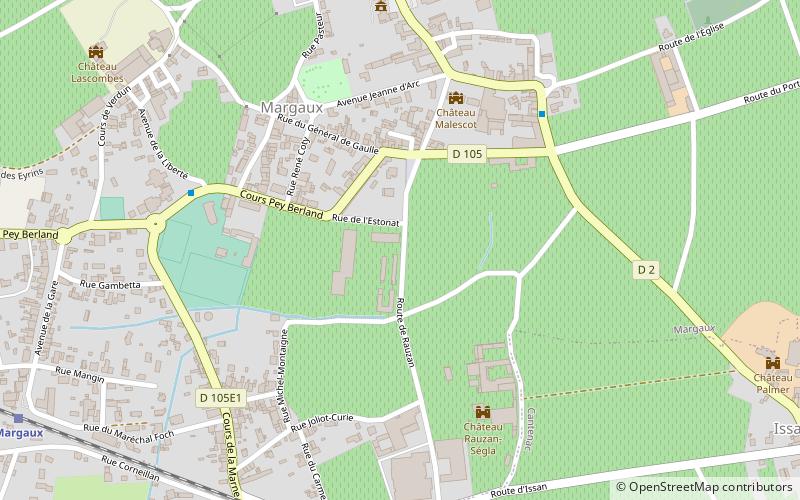 chateau marquis de terme margaux location map