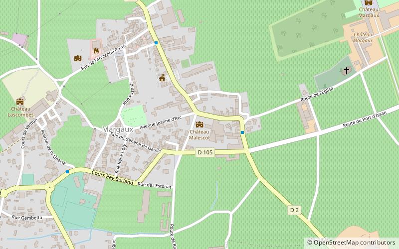 Château Malescot St. Exupéry location map