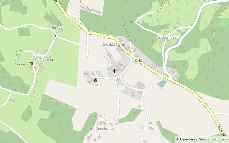 Église Saint-Barthélemy de La Cassagne location map