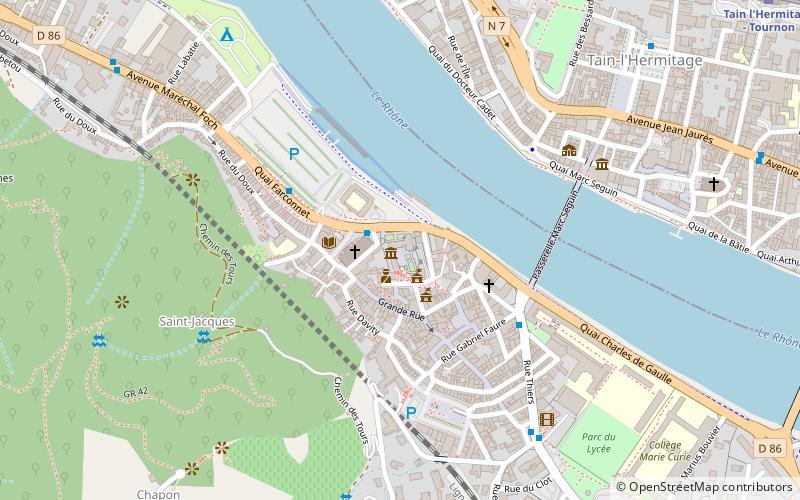 Château de Tournon location map