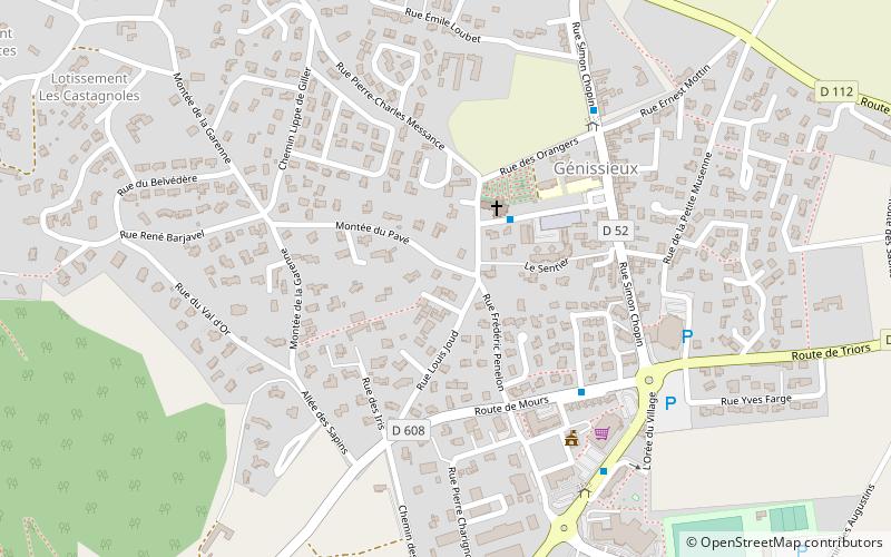 Génissieux location map