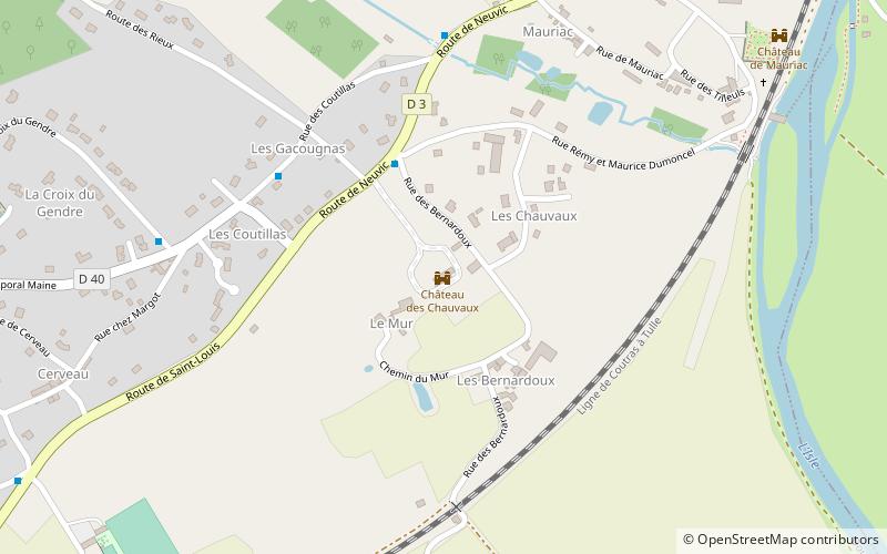 Château des Chauveaux location map