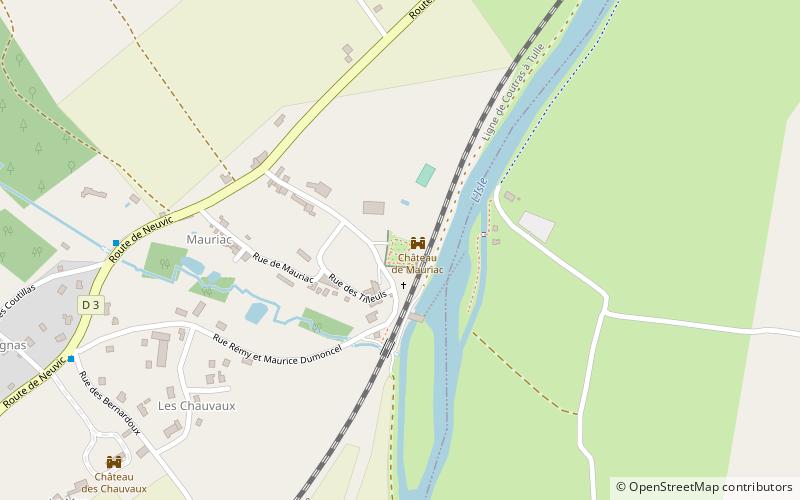 Château de Mauriac location map