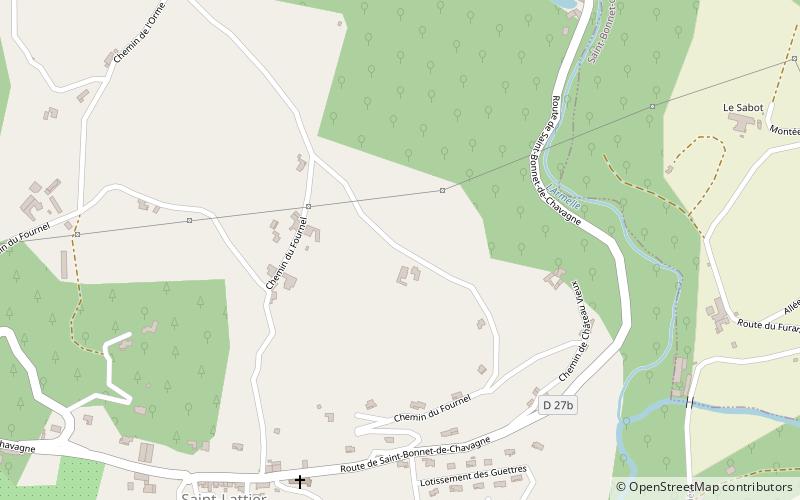 Saint-Lattier location map