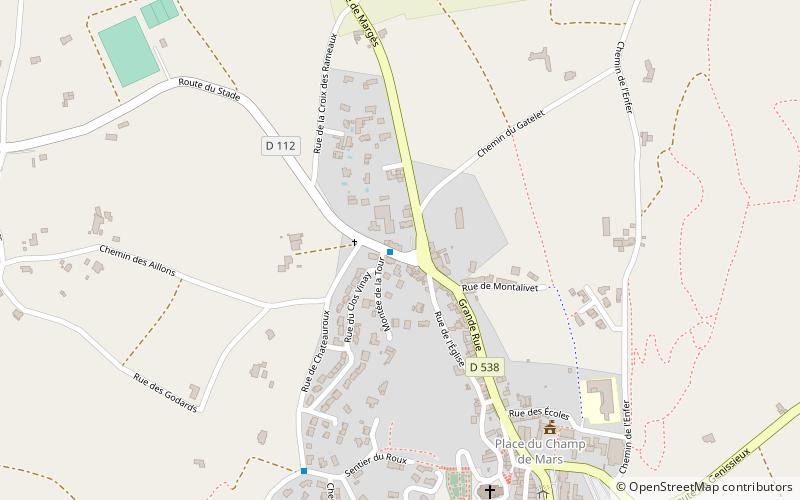 Peyrins location map