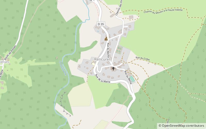 Rencurel location map