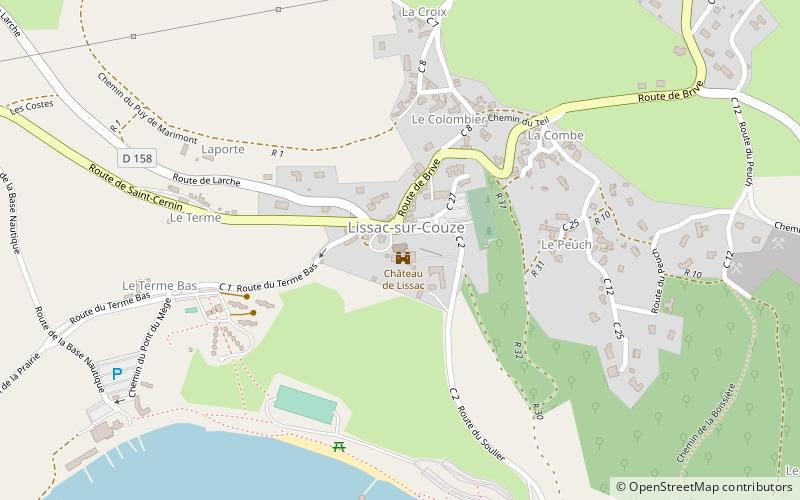 Église Saint-Pierre de Lissac-sur-Couze location map