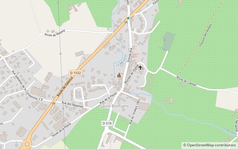 town hall saint romans location map