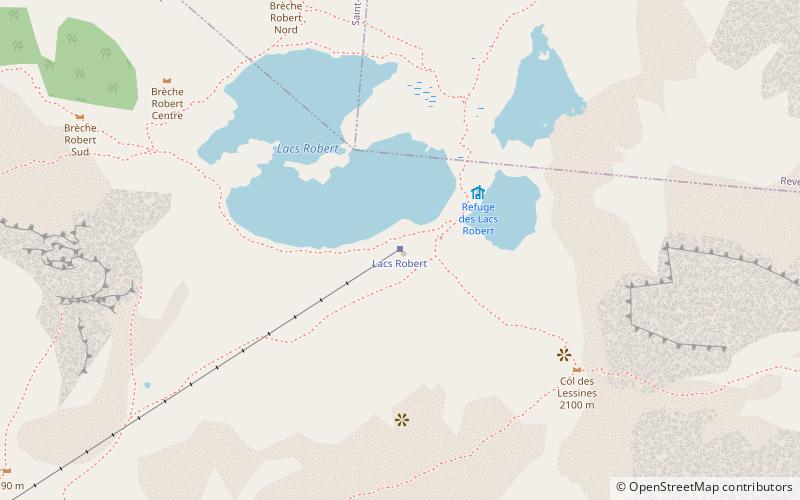 Lacs Robert location map