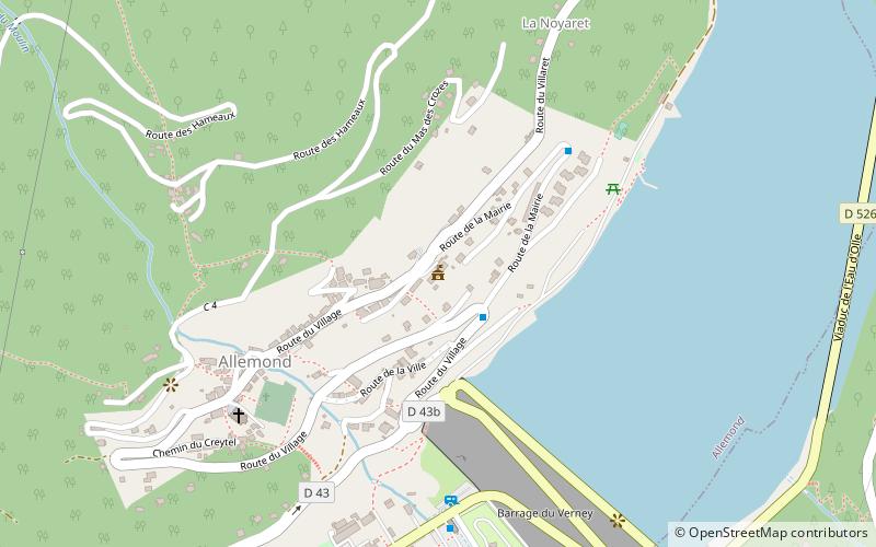 Mairie d'Allemont location map