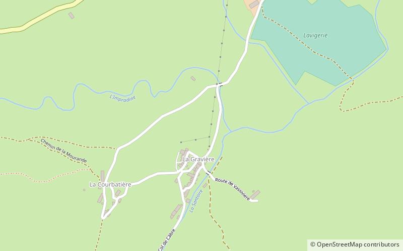 Lavigerie location map