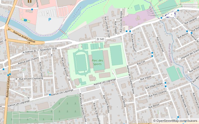 Stade Amédée-Domenech location map