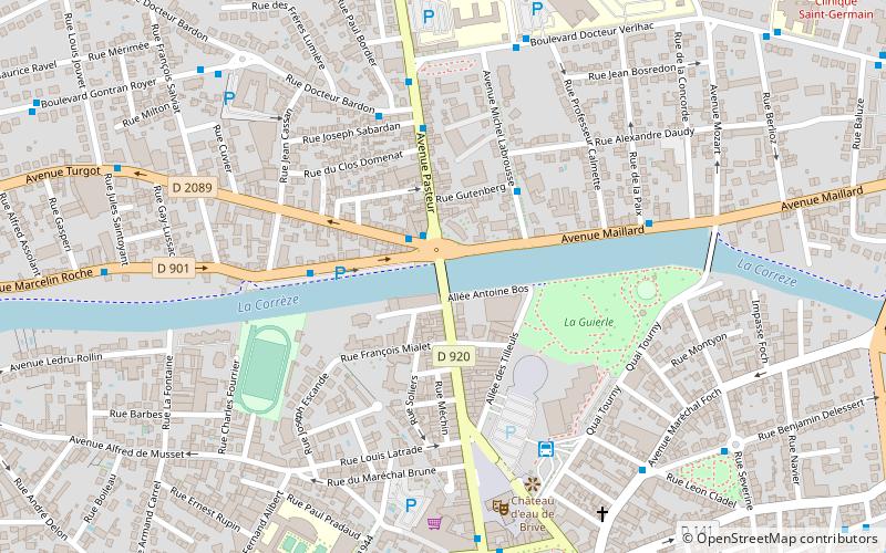 Pont Cardinal location map