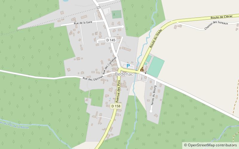 Bedenac location map