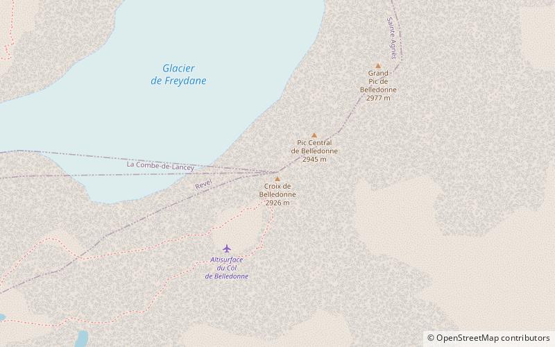 Croix de Belledonne location map