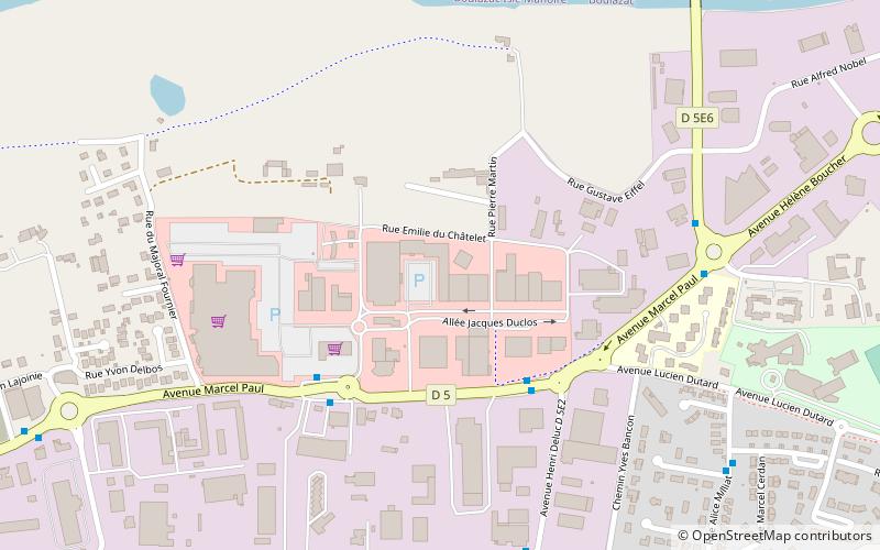 Hyper U Boulazac location map