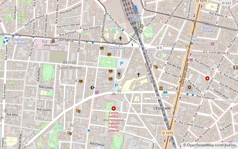 eglise saint bruno grenoble location map