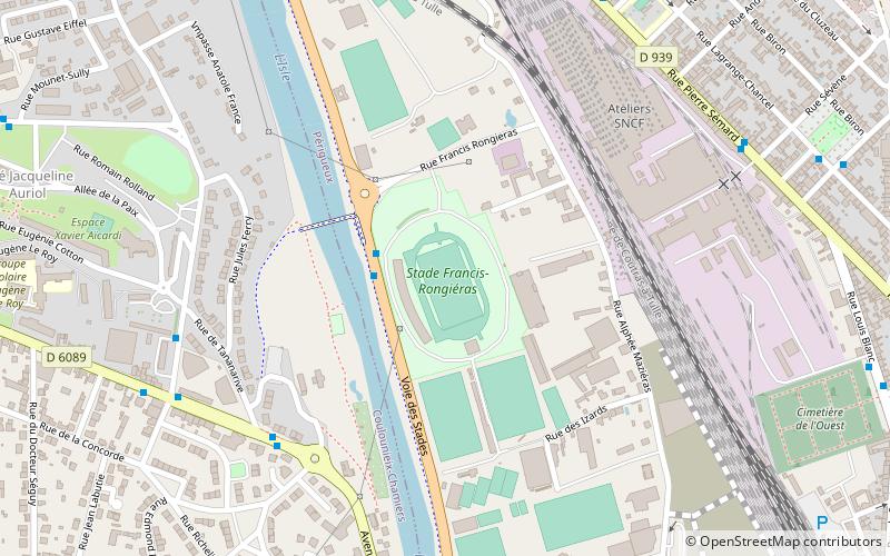 Stade Francis-Rongiéras location map