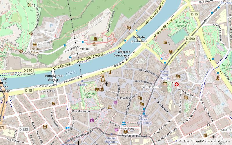 Palais du Parlement du Dauphiné location map