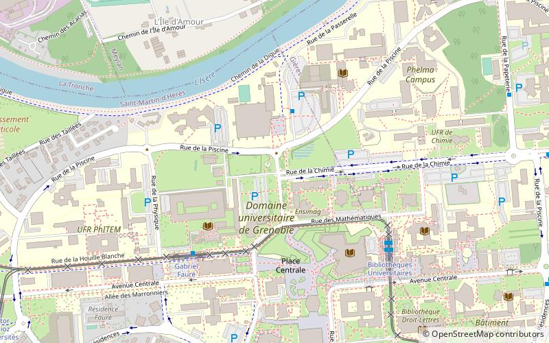 Grenoble Alpes University location map