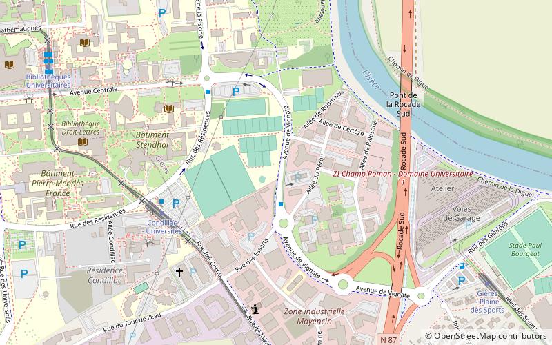 arboretum du val dainan grenoble location map