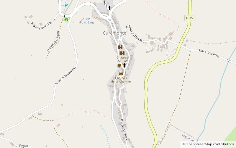 Curemonte location map