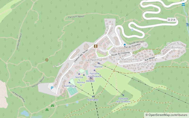 Villarodin-Bourget location map