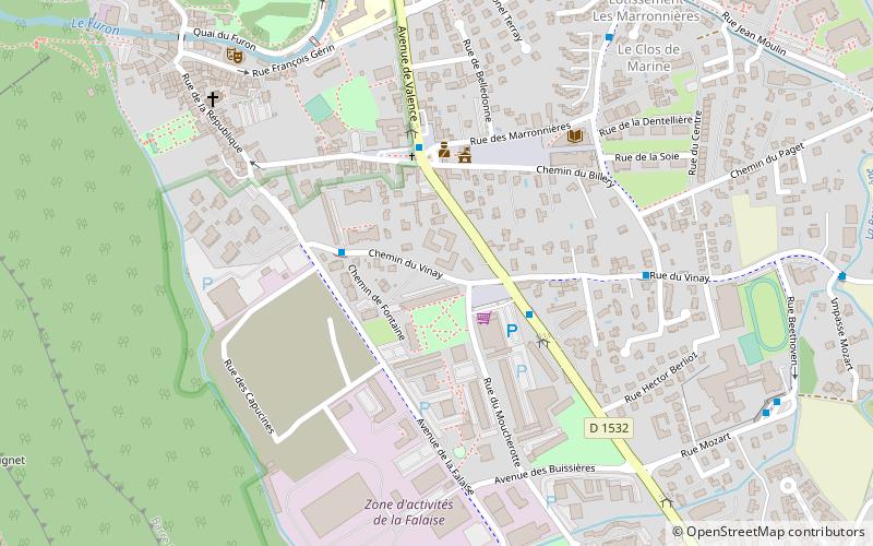 Sassenage location map