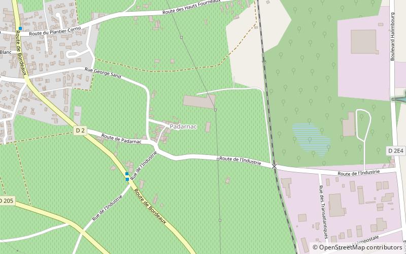 Chateau pedesclaux location map
