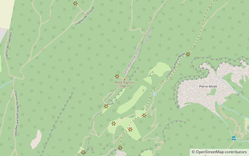 Mont Rachais location map