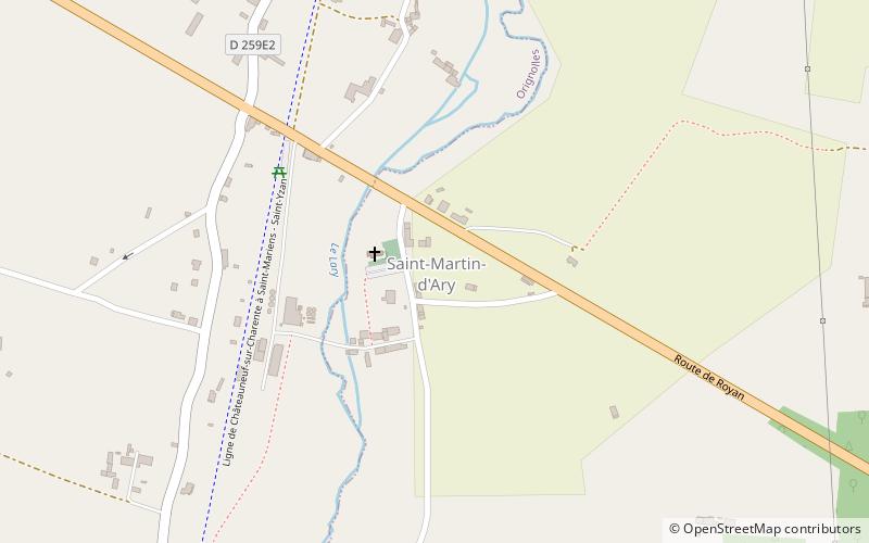 Saint-Martin-d’Ary location map