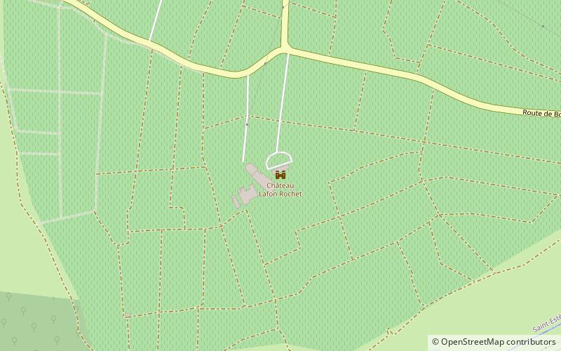 chateau lafon rochet saint estephe location map