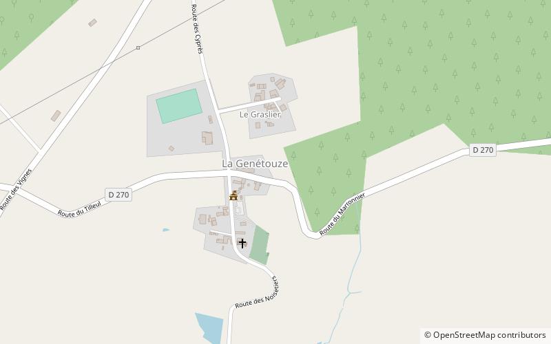 La Genétouze location map