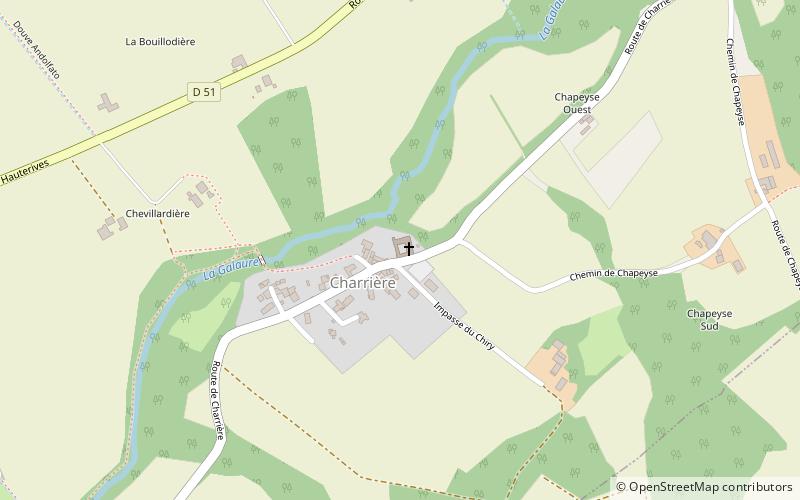 Couvent de Charrière location map