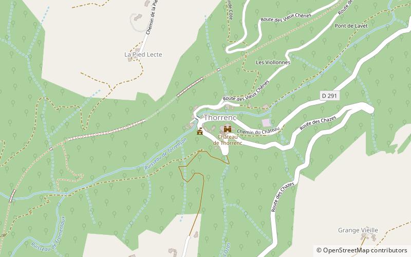 Château de Thorrenc location map