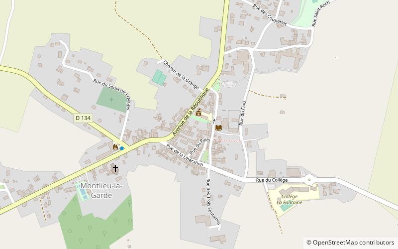 Montlieu-la-Garde location map